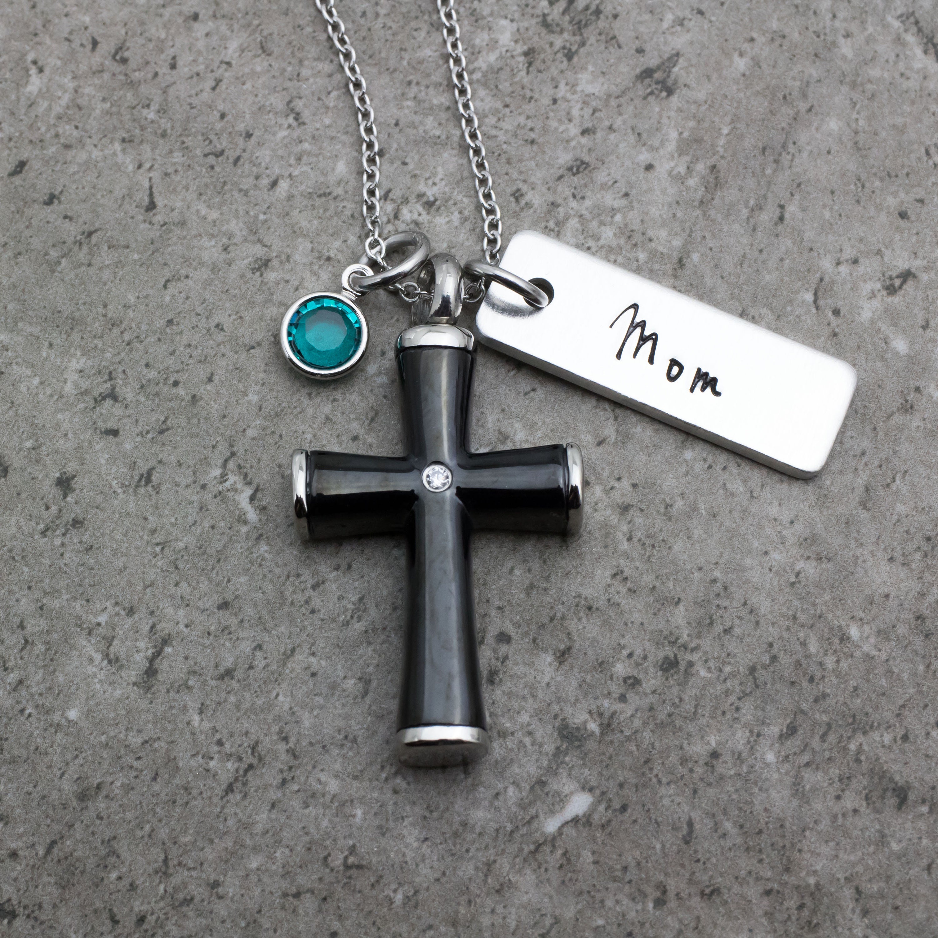 Cross Urn Necklace Personalized 