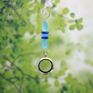 Cremation Locket Decoration, Memorial Urn Ornament, Sun Catcher For Human Or Pet Ashes, Window Hanging, Dried Flower Holder, Christmas Urn