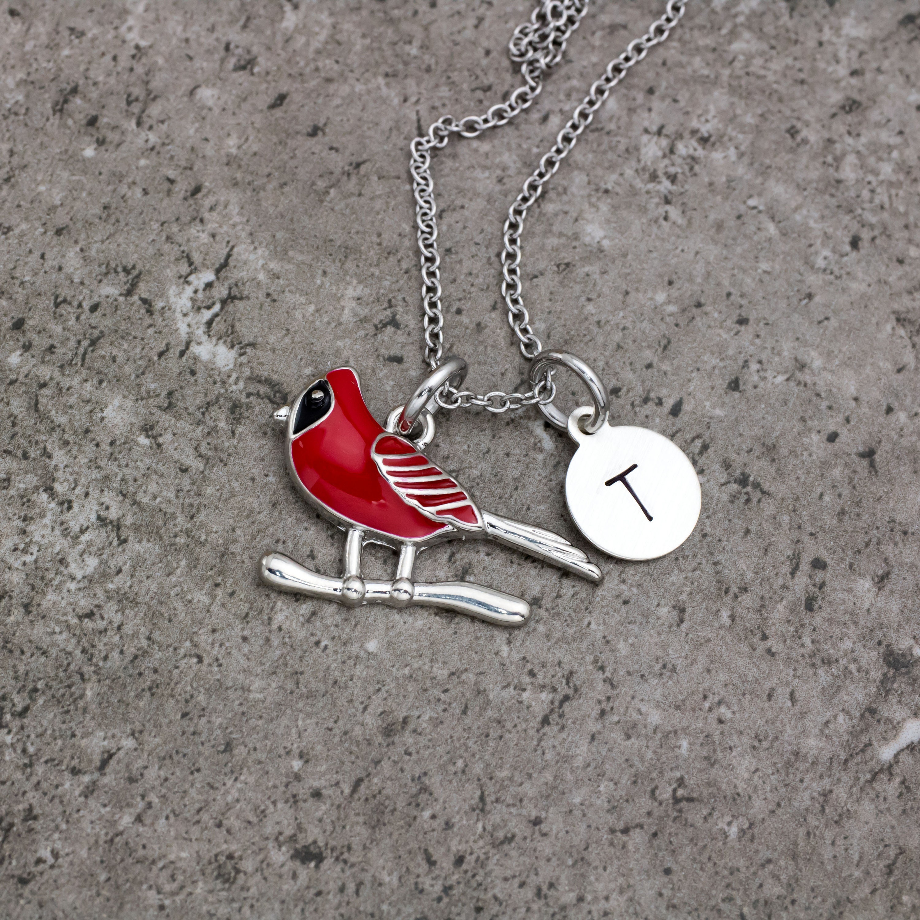 thumbnail interactive-video image 1 of Handmade Red Cardinal Memorial Key Ring – 'I Am Always With You' – Sympathy Gift For Loss Of Loved One 1 of 2