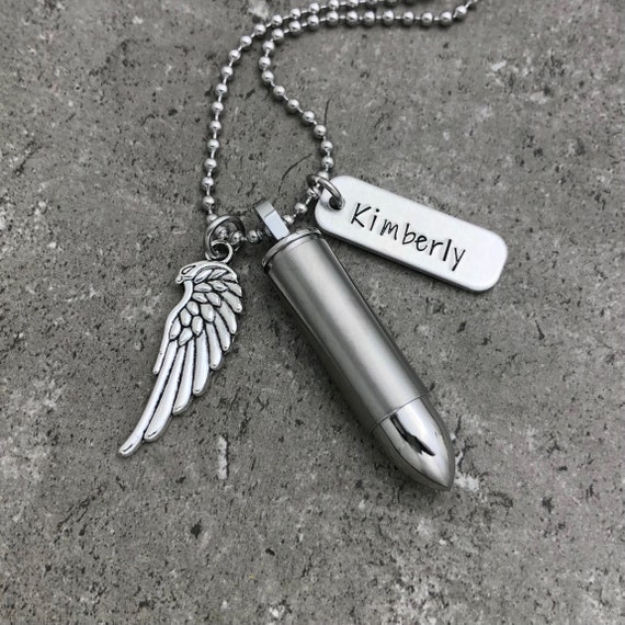 Bullet Urn Adult Cremation Urn Necklace Urns for Human Ashes