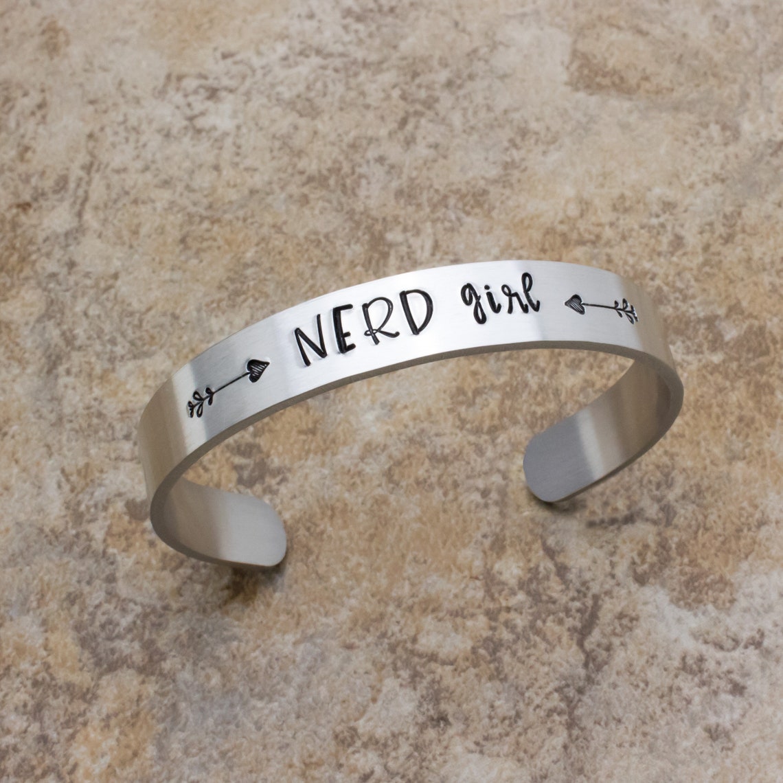 Nerd Girl Cuff Bracelet Nerd Gifts Nerdy Girl Geek Girl Etsy