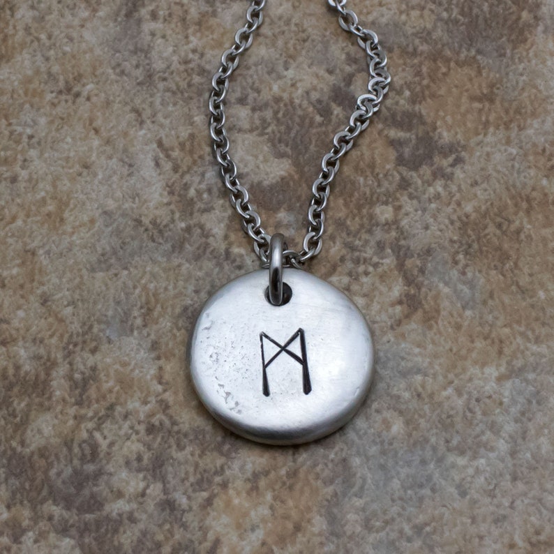 Rune Stone Necklace Celtic Rune Stones Etsy