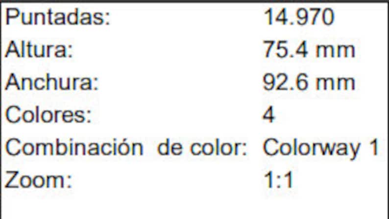 May include: A close-up of a fabric swatch with 14.970 stitches, measuring 75.4 mm in height and 92.6 mm in width. The swatch is available in 4 colors and is shown in Colorway 1. The zoom level is 1:1.