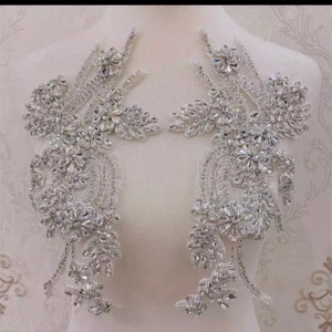 Appliqués de luxe/Corsage de mariée en perles image 4