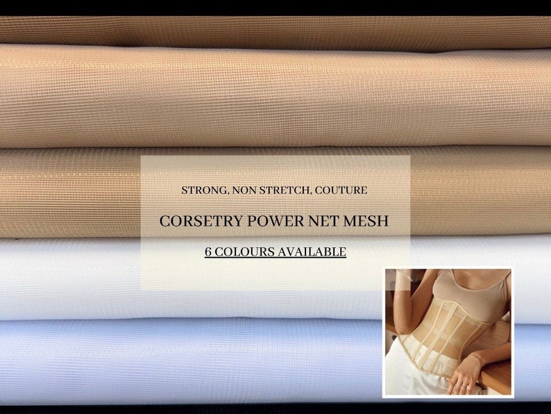 Corset Mesh Fabric for Making Transparent Corsets/ Corset Etsy