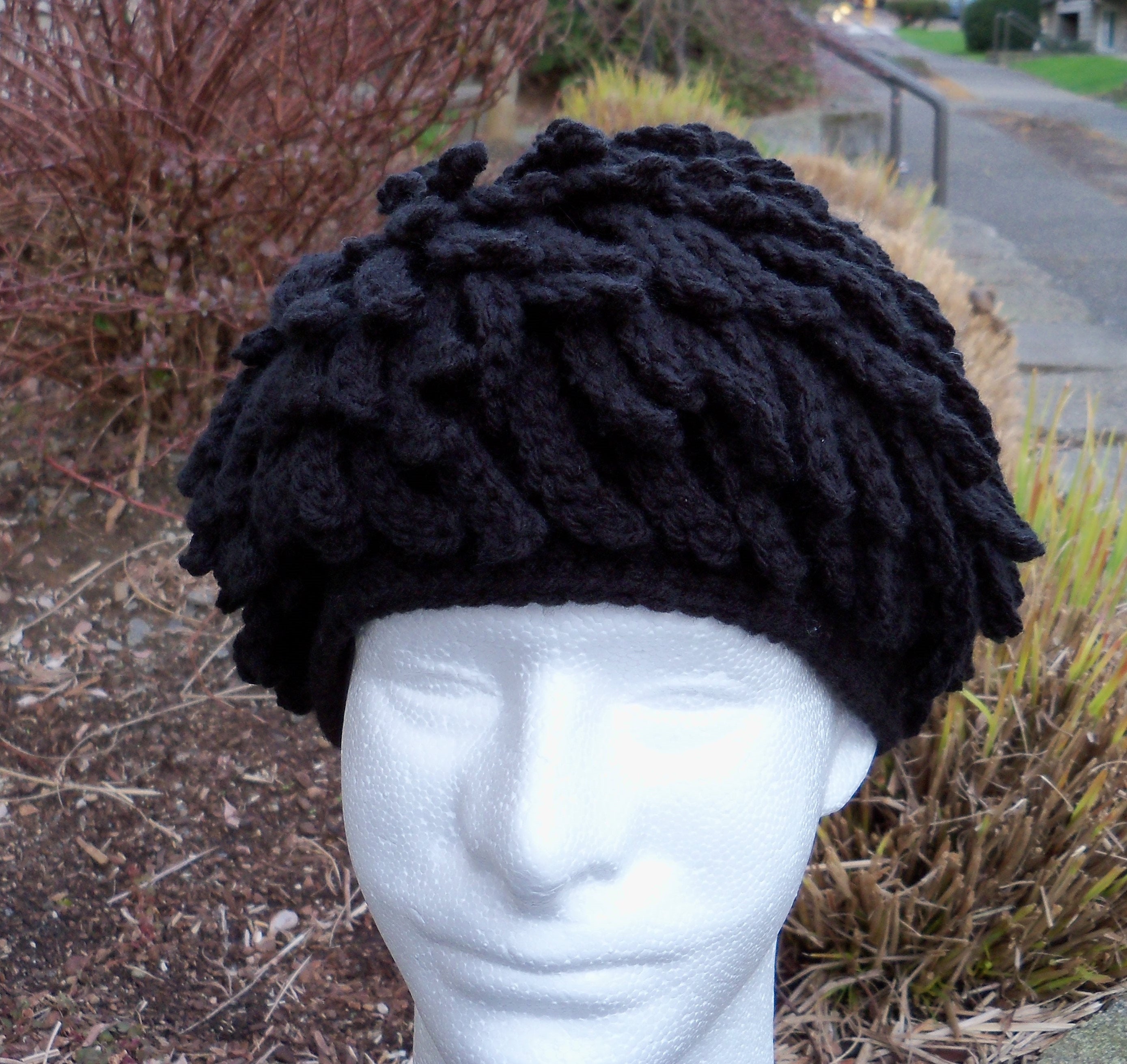 African Nudu Hat Crochet Billy Gibbons Inspired Hat Zz Top Etsy