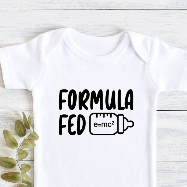Formel Fed Body, Baby Junge Mädchen Shirt, lustiges Mathe Shirt, Geek Nerd, Programmierer Programmierer Gamer, Wissenschaft STEM, Milchbauch MilchMonster Doodh