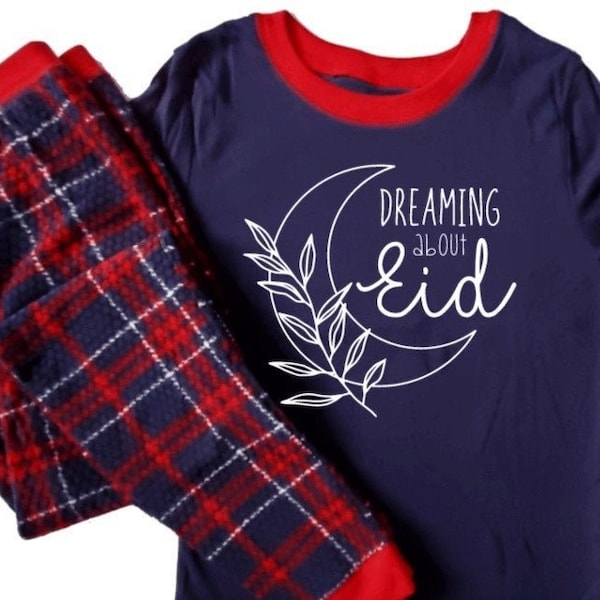 Ramadan and Eid Pajama Set, My first Ramadan, My first Eid, Muslim baby clothes, Eid gift, matching family PJs, Dreaming of Eid, Eid shirt