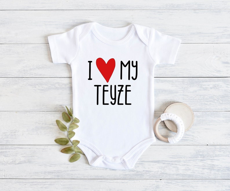 b\u00fcy\u00fckanne b\u00fcy\u00fckbaba Aunt baby boy girl bodysuit Turkish I love my Teyze onesie amca baby shower gifts Khala Zia Thea seni seviyorum