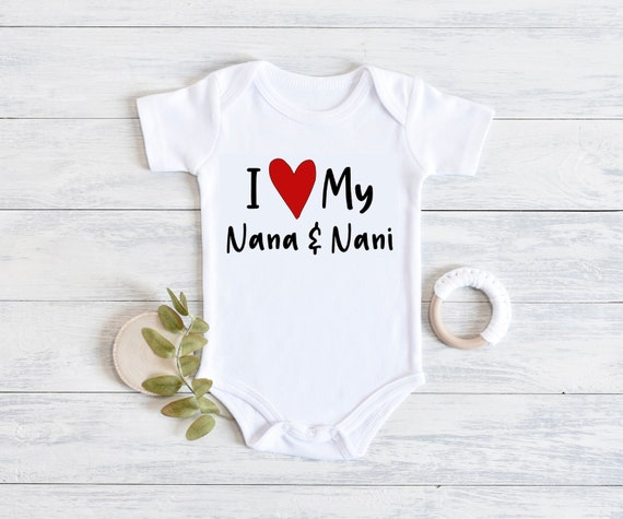 Custom Baby Bodysuit If I Could Talk Would Say Love My Nana Boy & Girl Clothes Custom Baby Bodysuit If I Could Talk Would Say Love My Nana Boy & Girl Clothes