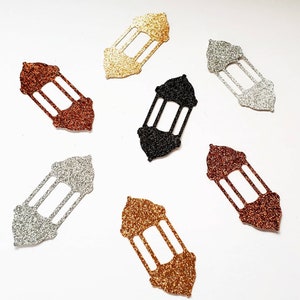 10 Laternen Cut Out, Glitzer Ausschnitte, GlitzerPapier Fanoos Stanzschnitt, mehrere Größen, Torten topper, Glitzer Formen, Eid Ramadan Dekor, Islamisch