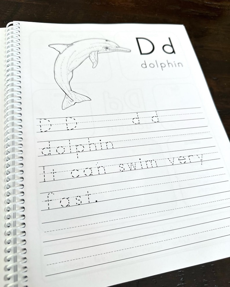 Nature Reader Copybook Animals A to Z Handwriting Practice - Etsy
