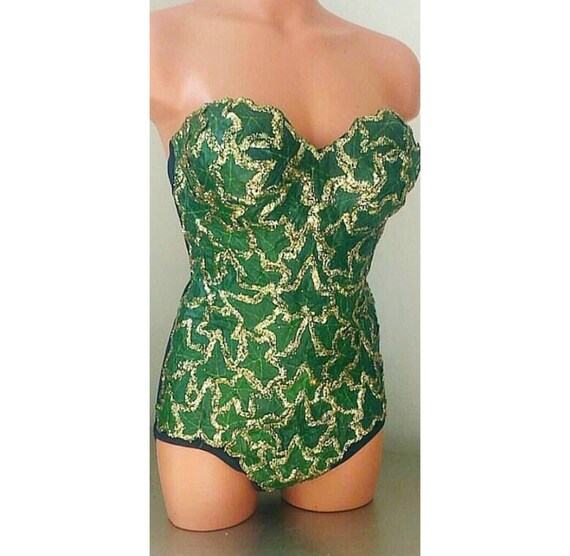 Poison Ivy Bodysuit Etsy Poison Ivy Bodysuit Etsy