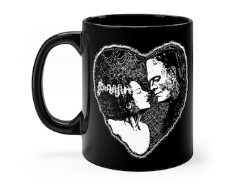 Van Halen Frankenstein Coffee Mug Ceramic Mug 11/15oz Cofee Mug Black-White Van Halen Frankenstein Coffee Mug Ceramic Mug 11/15oz Cofee Mug Black-White