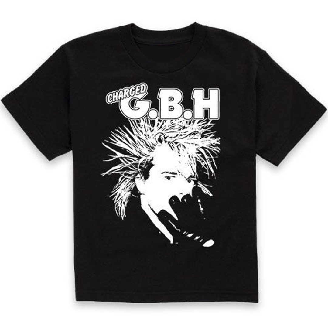 GBH Charged Crust Punk Rock Band T-shirt, GBH T-shirt, Black GBH Charged Crust Punk Rock Band T-shirt, GBH T-shirt, Black