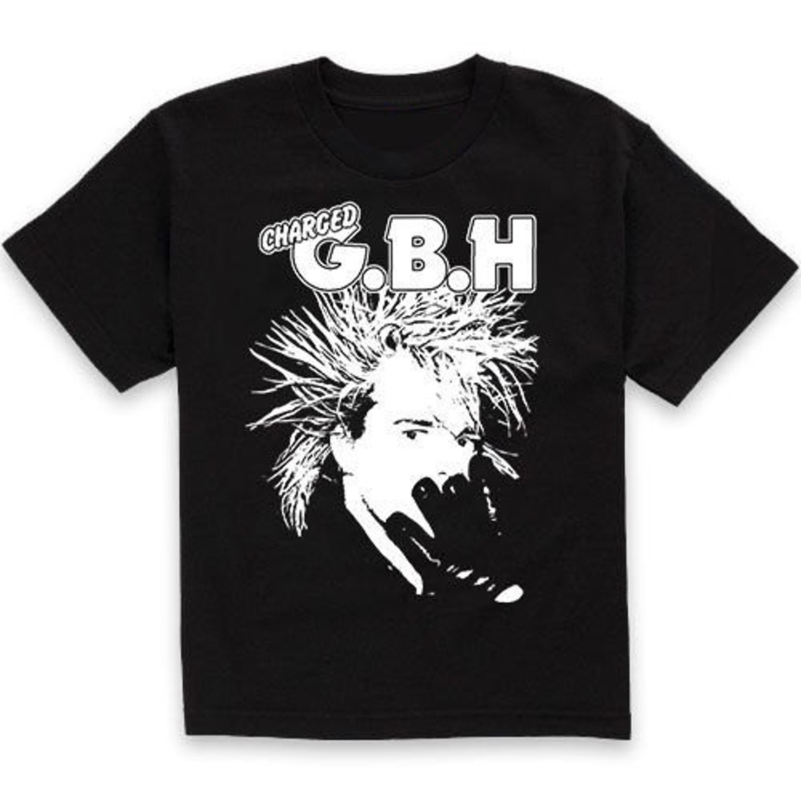 GBH Charged Crust Punk Rock Band Tshirt GBH Tshirt Black Etsy Canada