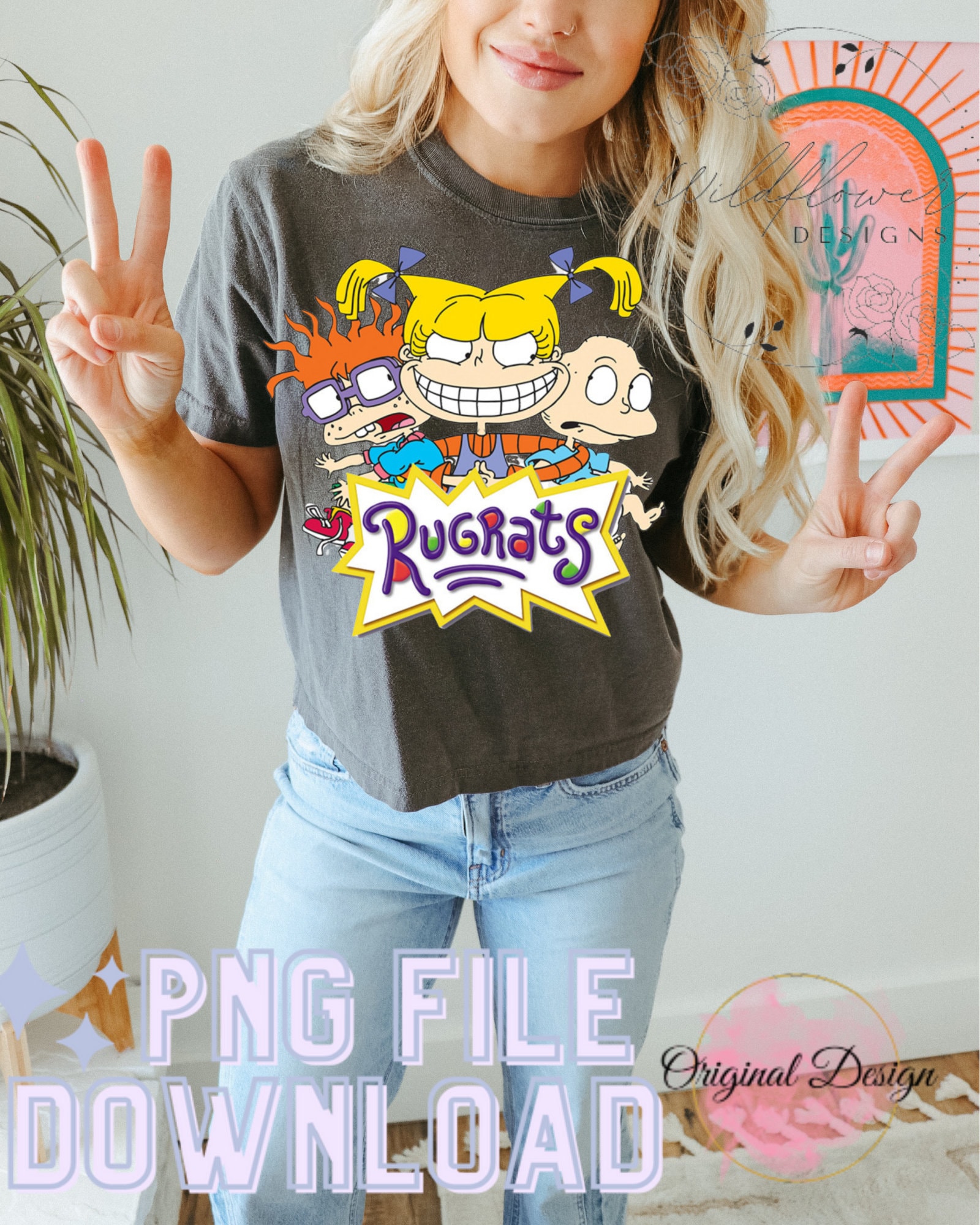 Rugrats png, retro, 2000s, Nickelodeon png, nostalgia, digital file