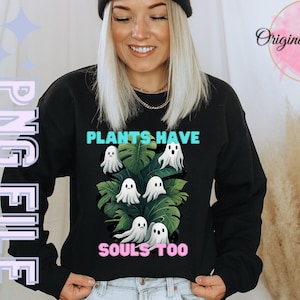 Plants have souls too png, plants png, ghost png