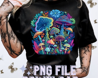 champignon psychédélique png