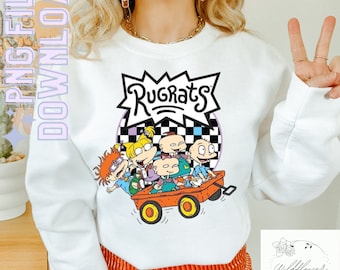 Rugrats, rugrat png, png, digital file, sublimation, retro, 90s, 2000s, tommy pickles