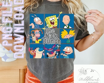 the nick bunch png, , retro, rugrat, digital file