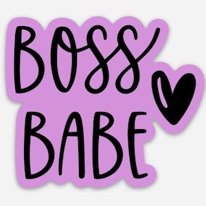 Boss babe sticker