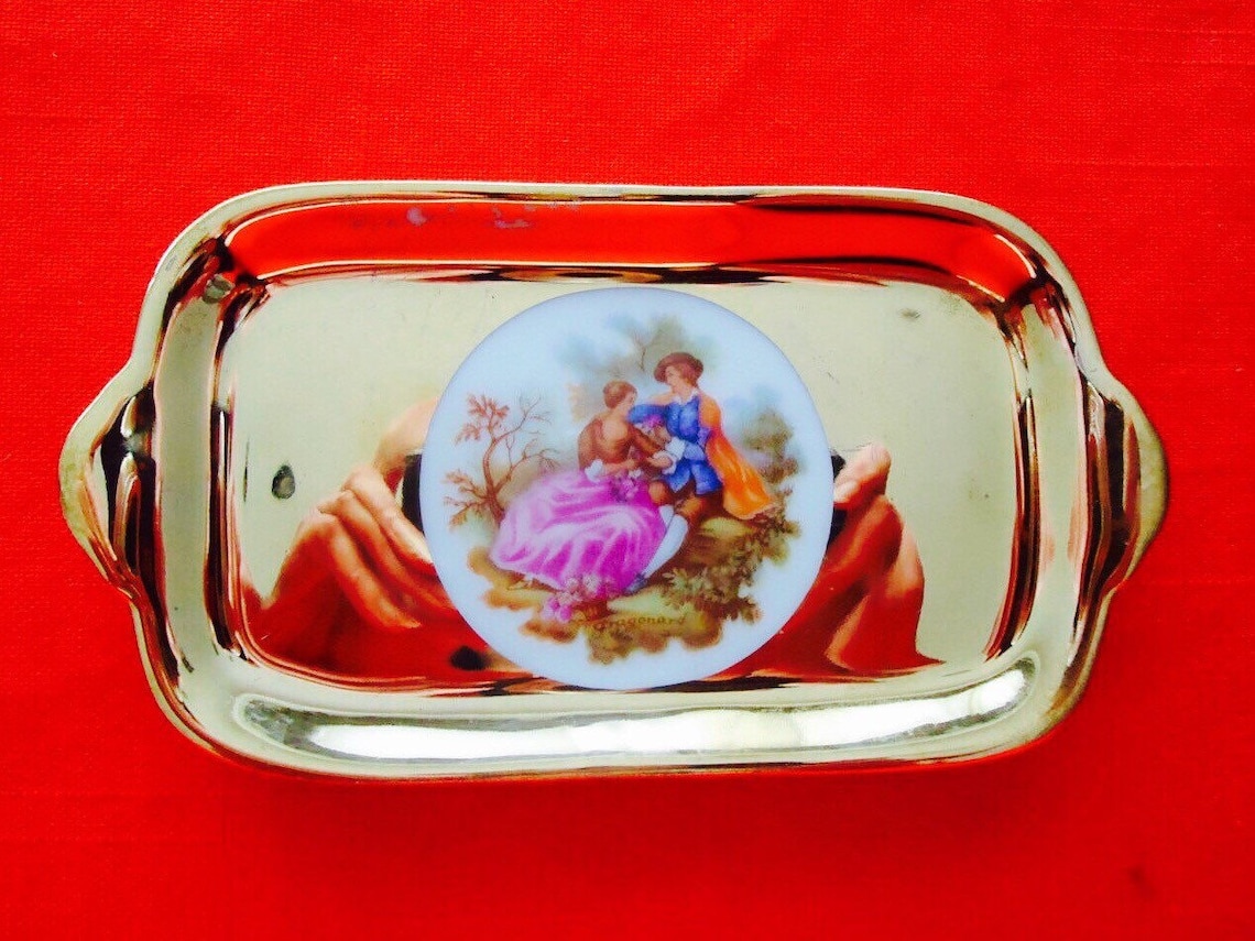 LIMOGE PORCELAINE D' ART Gold Miniature 10 Piece Tea Set Etsy