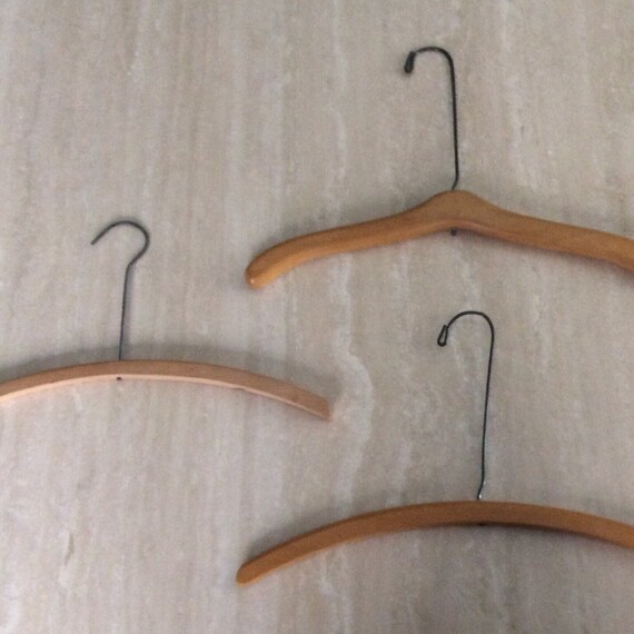 Wooden hanger with hooks hotsell