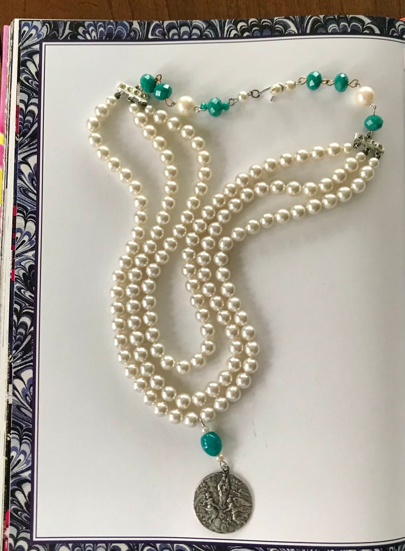 Vintage Medal Necklace