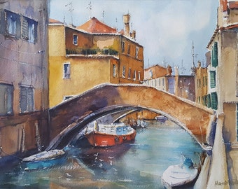 Venice Italy Scene Watercolor Painting Prints, You will Love.