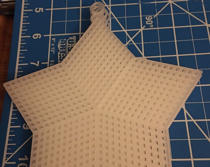 4 Pack Large Plastic Canvas Star Shapes. Etsy