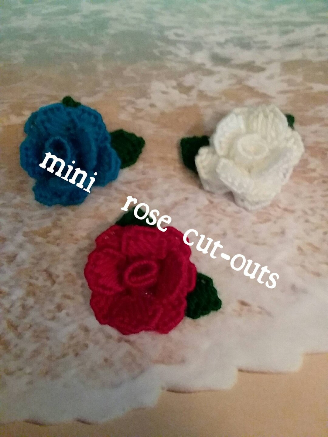 1 Mini Rose +20 Cut-outs. Plus Instruction Sheet. - Etsy
