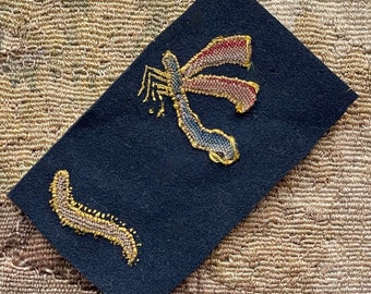 Elizabethan Needlework Slip  Circa 1600  BUGS