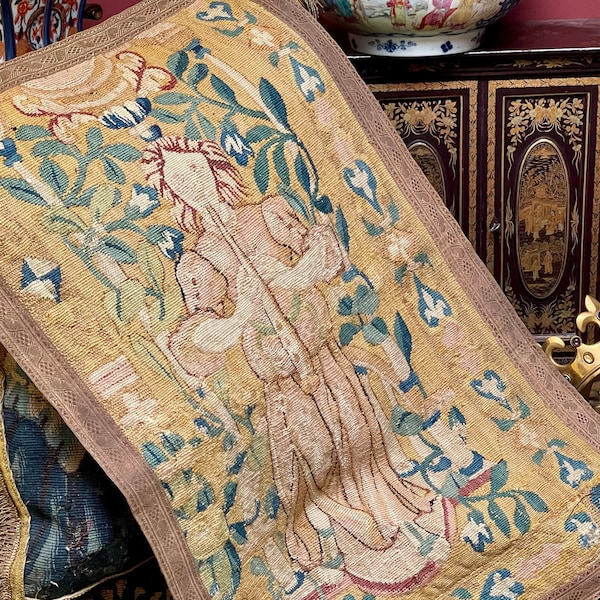 Antique Tapestry 17th Century Flemish
