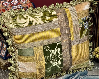 Bespoke Hand Made Pillow Venetian Velvet