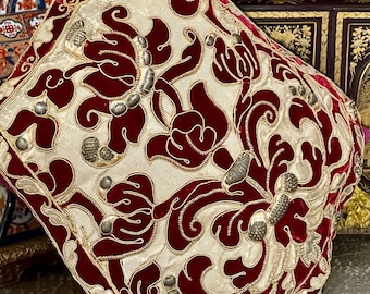 Panel Cisele antiguo de terciopelo, siglo XVIII