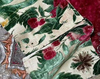 17th Century Genoa Silk Velvet