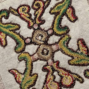 17th Century English Needlework Applique