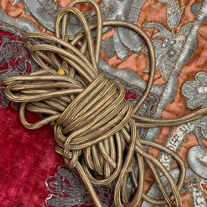 Antique Gold Metallic Cord 6 Meter