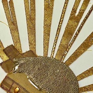 Antique Lamb of God Starburst Applique Project - Etsy