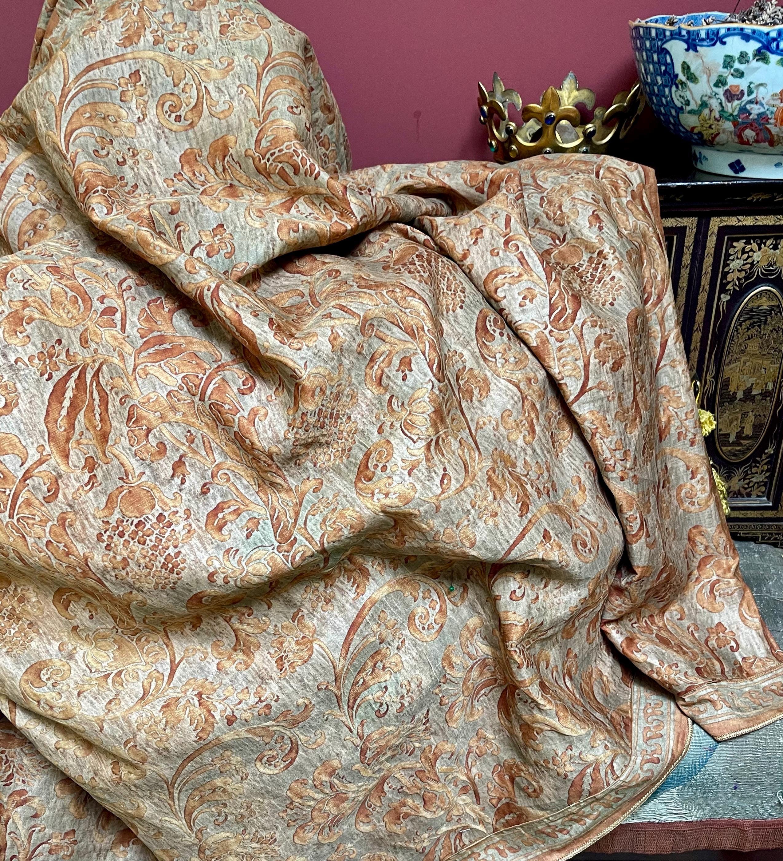 Antique Early Fortuny Printed Panel Circa 1920 - Etsy