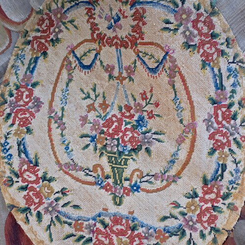 Antique shops Needlepoint Panel French Embroidery Circa 1800