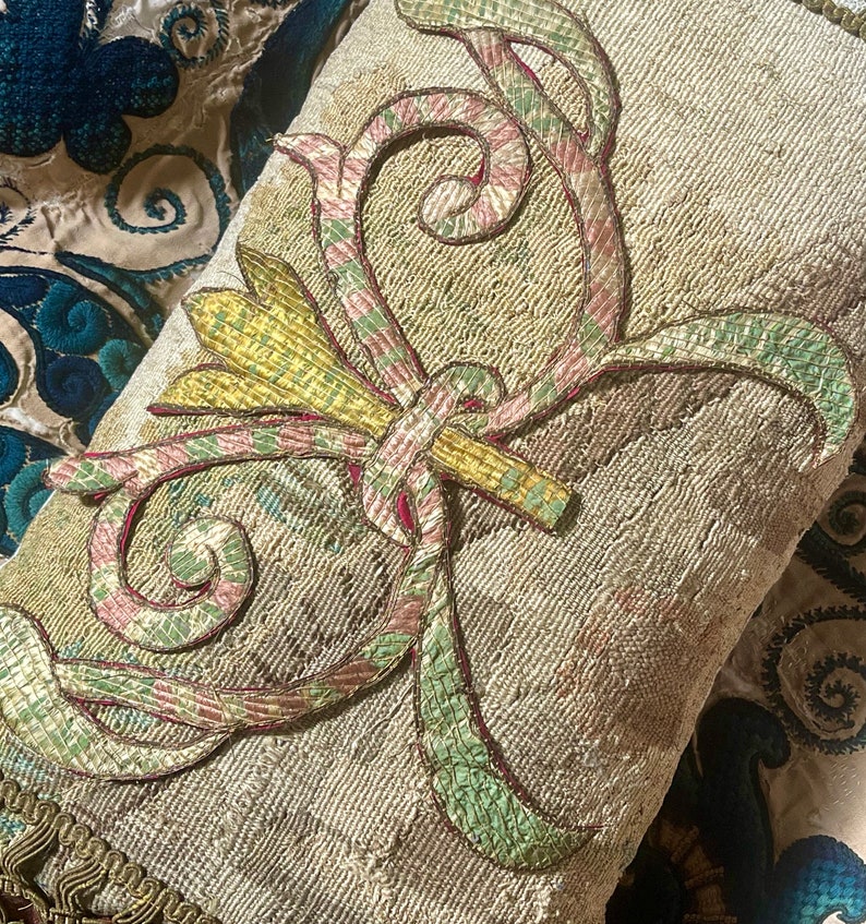 17th Century Needlework Applique image 3