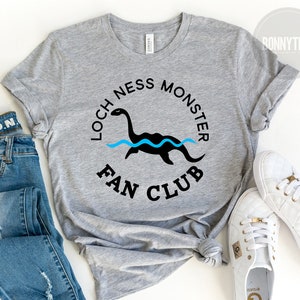 Loch Ness Monster Fan Club T-Shirt, Funny Shirt, Mythology Shirt, Unisex Shirt, Loch Ness Shirt, Graphic Shirt, Vintage Shirt, Tumblr Shirt