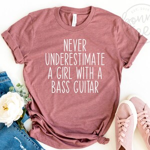 Bass Guitar Girl Shirt, Bassist Shirt, Bass Player, Bass Player Gift, Bass Guitar Girl, Bassist Wife Shirt, Bassist Girlfriend, Bassist Tee