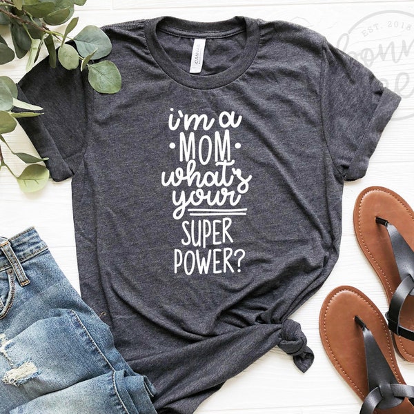 Super Mom T Shirt - Etsy