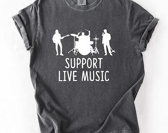 Support Live Music Comfort Colors® T-Shirt