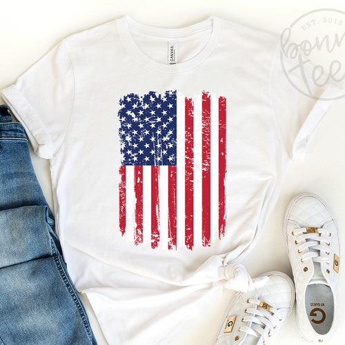 American Flag Stars & Stripes 4th July Shirts Proud to Be - Etsy