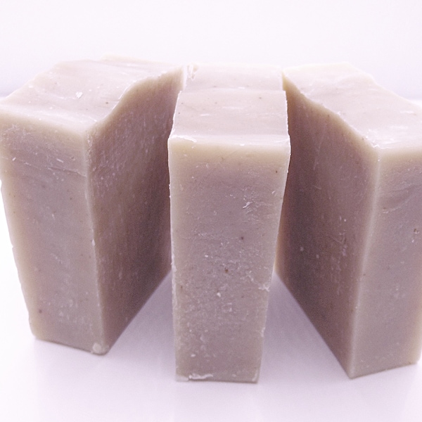 Lavender Mint Homemade Hand Cut Herbal Soap - Coconut Shea Butter Base