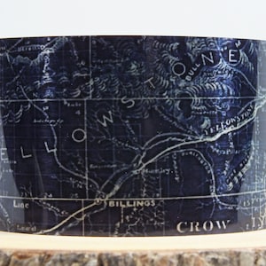 Yellowstone County Montana 1899 Map Manschettenarmband. Vintage Landkarte Druck. Einzigartiges Geschenk für sie oder ihn von Enliven Natural